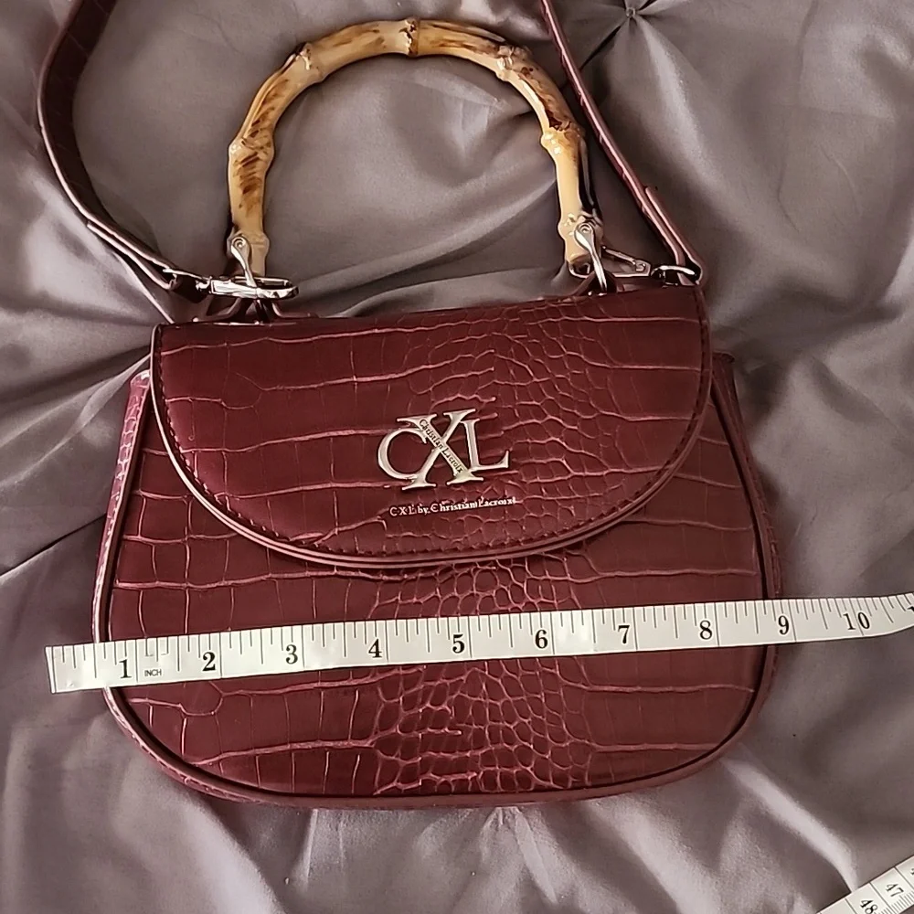 "CXL By Christian Lacroix" Croc Skin Purse โค๏ธ - Picture 11 of 12